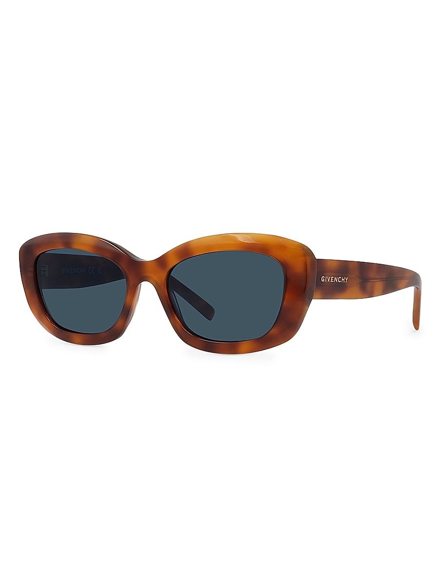 Women's GV Day 54MM Rectangular Sunglasses - Blonde Havana