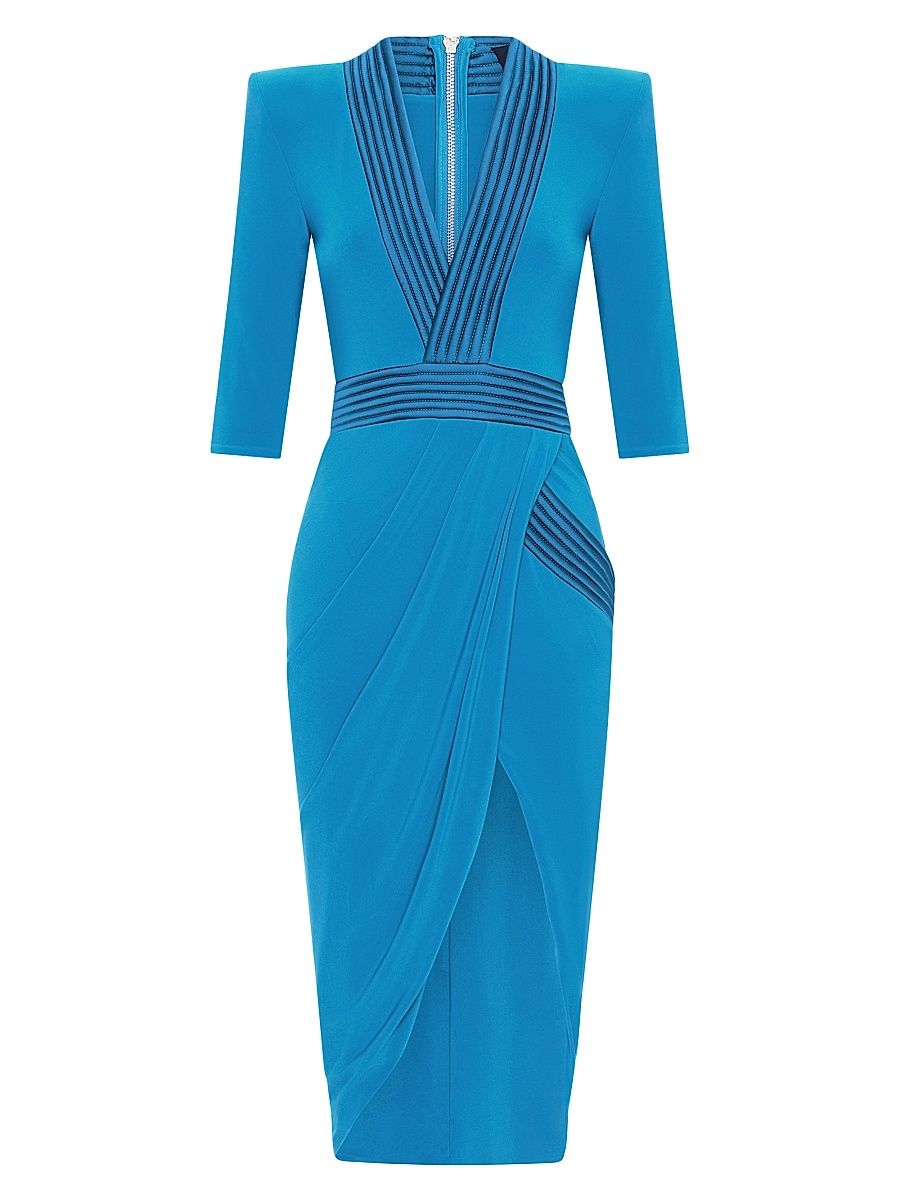 Women's Signature Eye Of Horus Dress - Ocean - Size 8