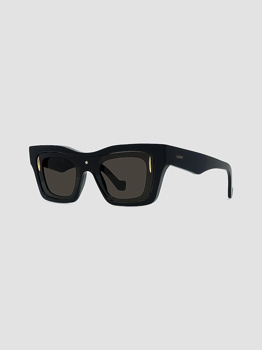 LOEWE Women's Signature 53MM Square Sunglasses - Black