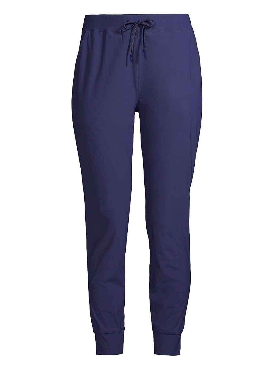 Women's Phoenix Tapered Drawstring Golf & Tennis Joggers - Midnight Sky - Size Large