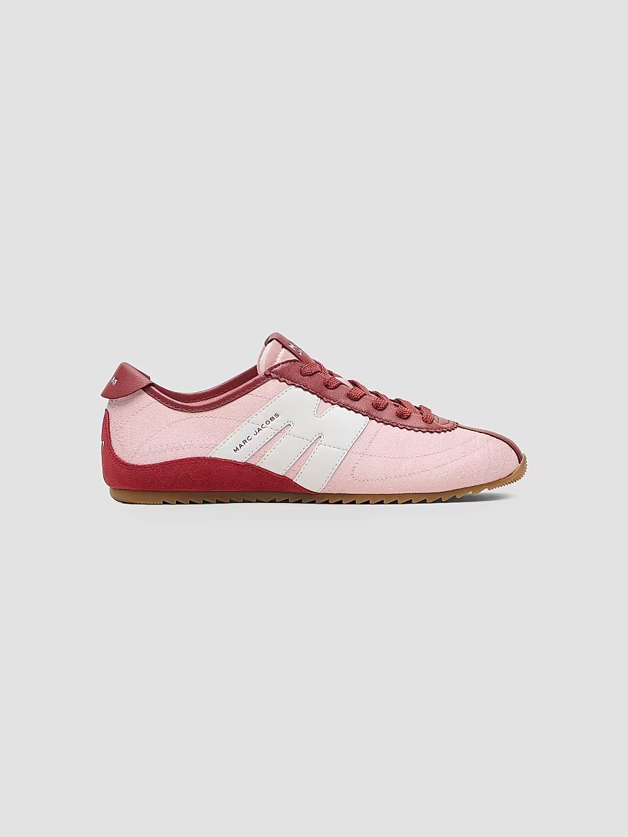 Marc Jacobs Women's The 400 Bleecker Logo Colorblocked Low-Top Running Sneakers - Strawberry Multi - Size 5
