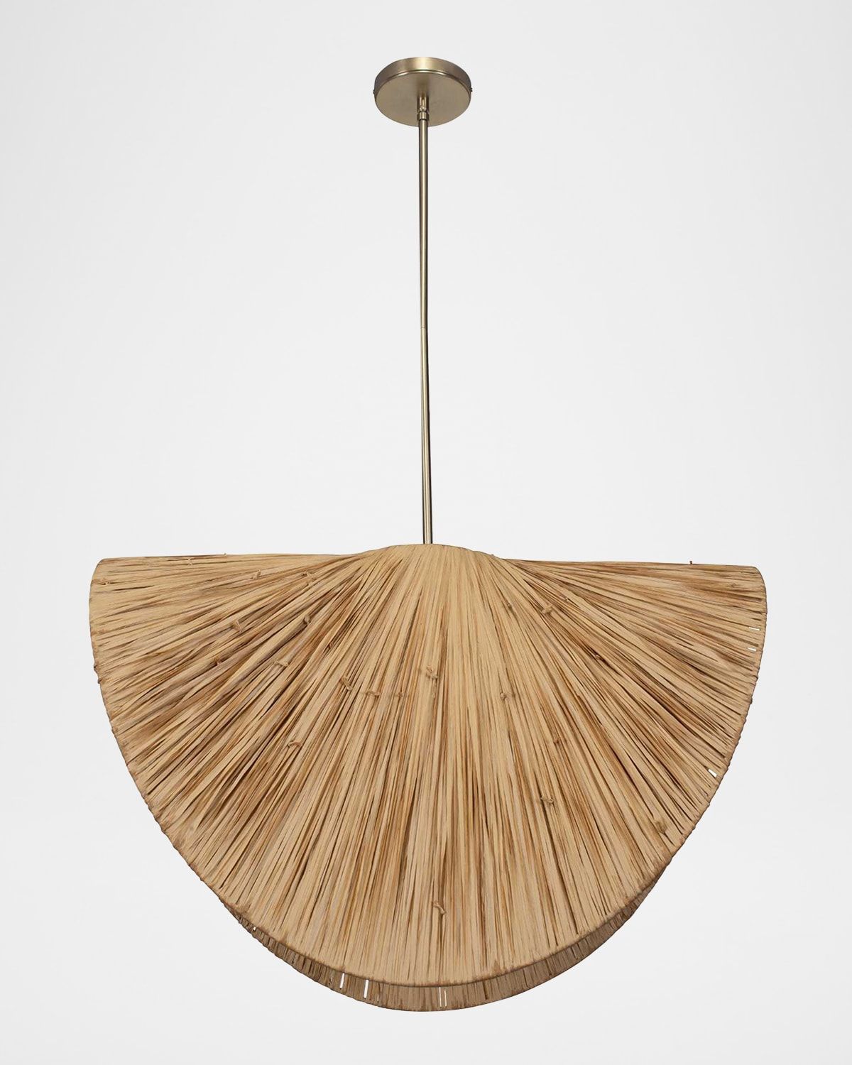 Bend 29" Raffia Pendant
