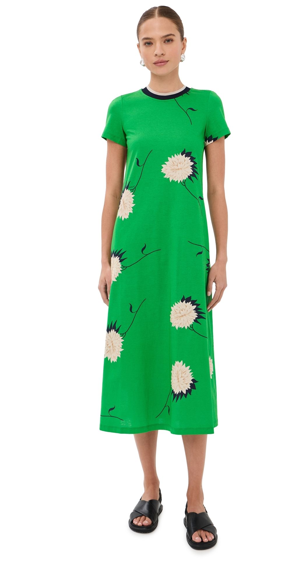 La DoubleJ Sporty Swing Dress Derby Green XS