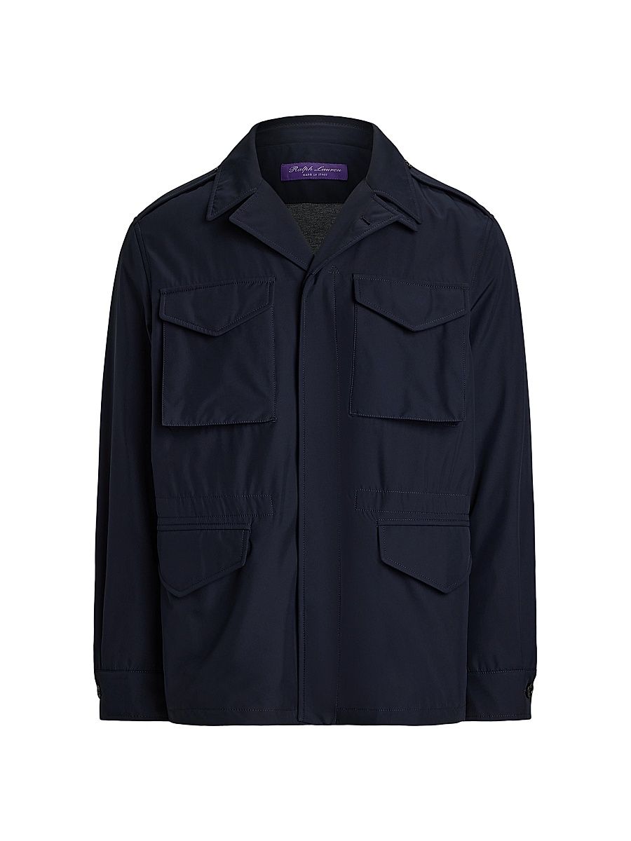 Men's Silk Performance Shirt Jacket - Classic Chairman Navy - Size XXL