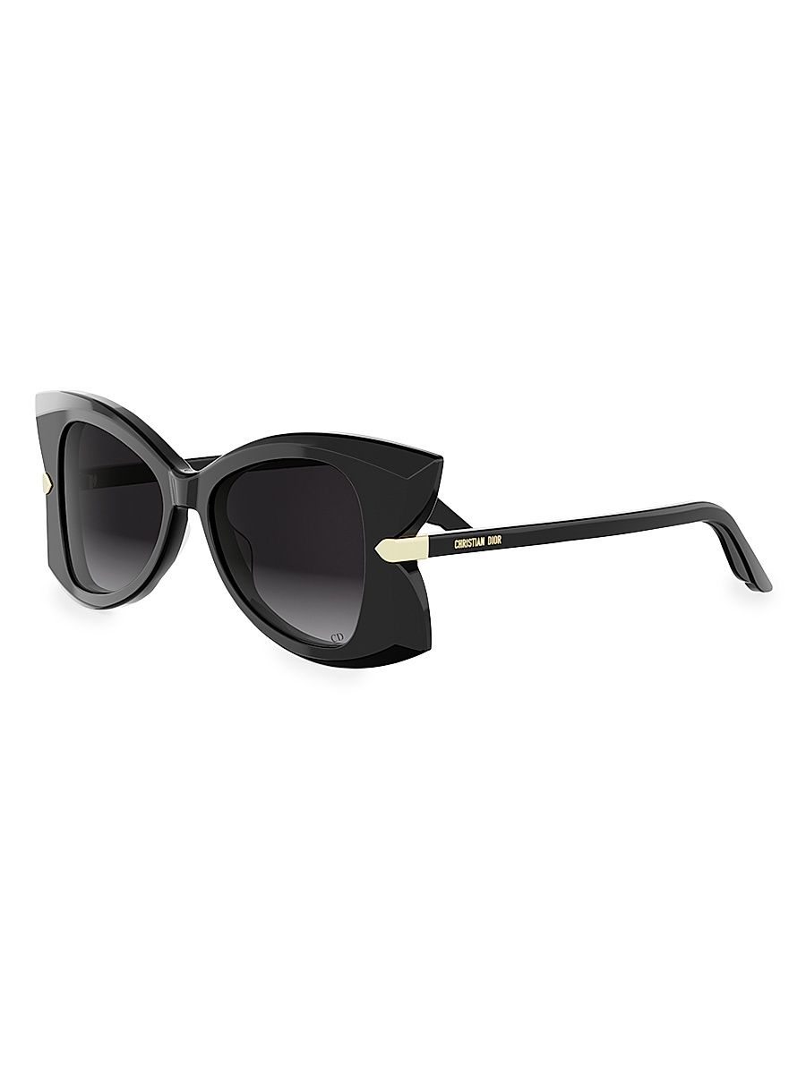 Women's DiorButterfly S1I 51MM Sunglasses - Black