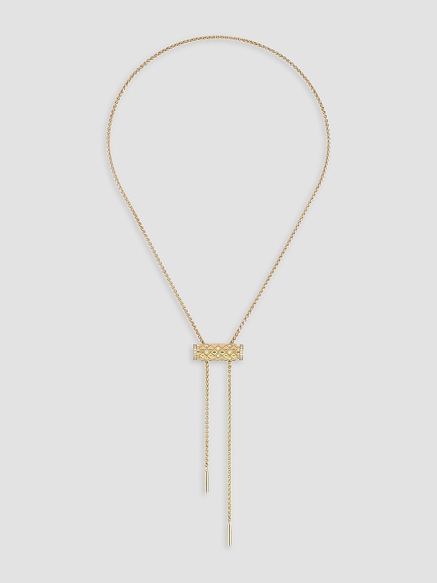 Women's Latch 18K Yellow Gold & 0.39 TCW Diamond Necklace - Yellow Gold