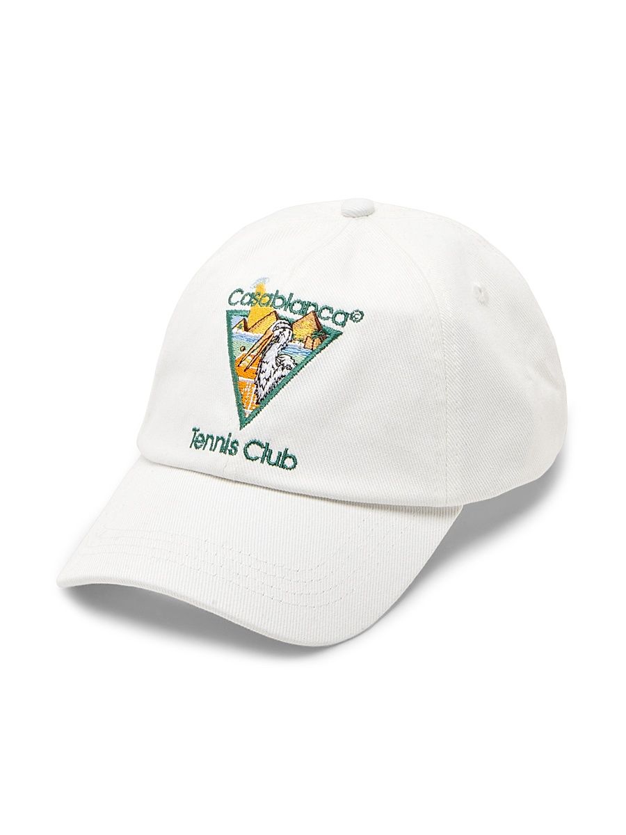 Men's Laduree Cotton Baseball Cap - White