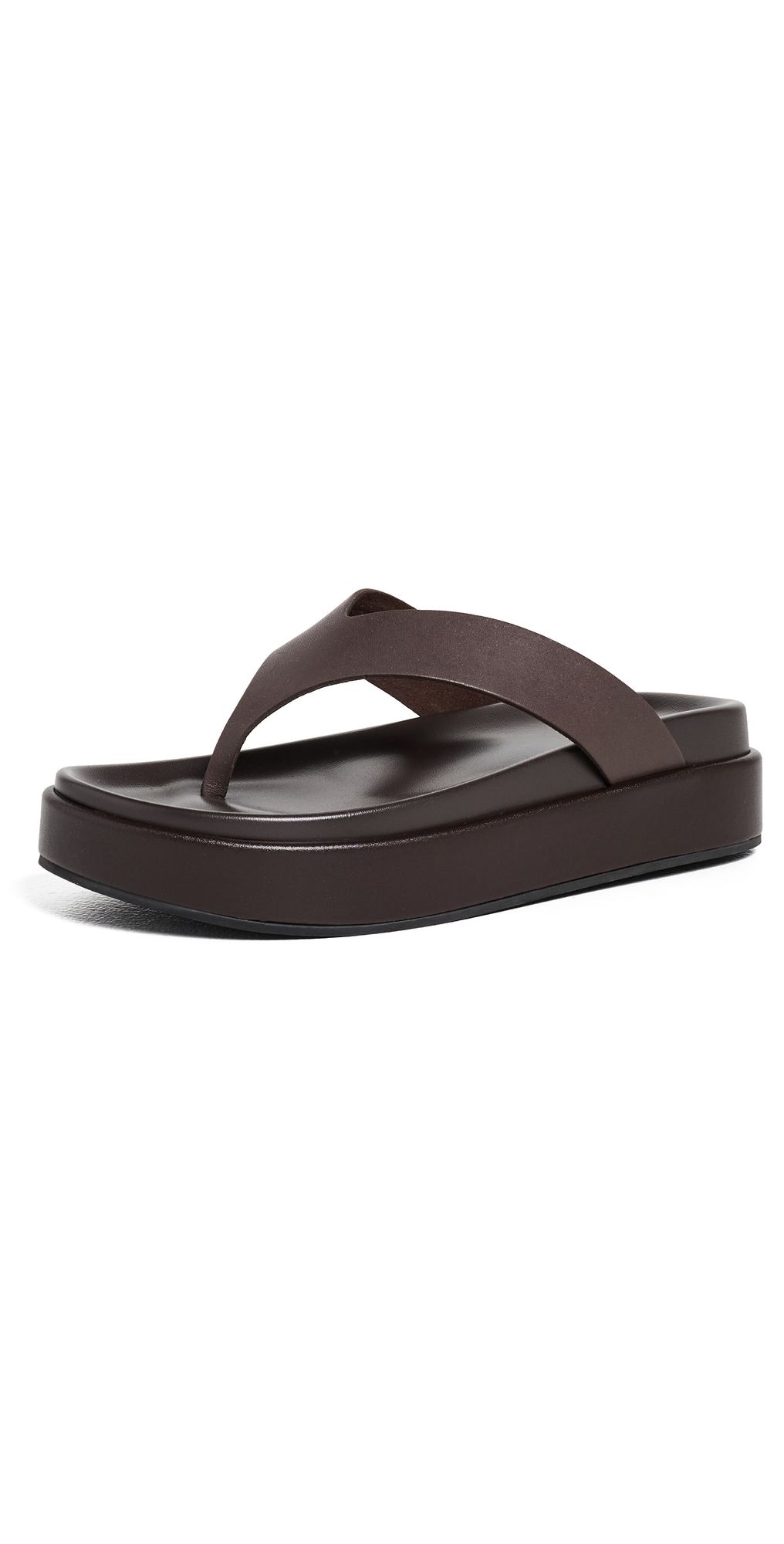 Tony Bianco Jetta Thong Sandals Choc Tuscon 37