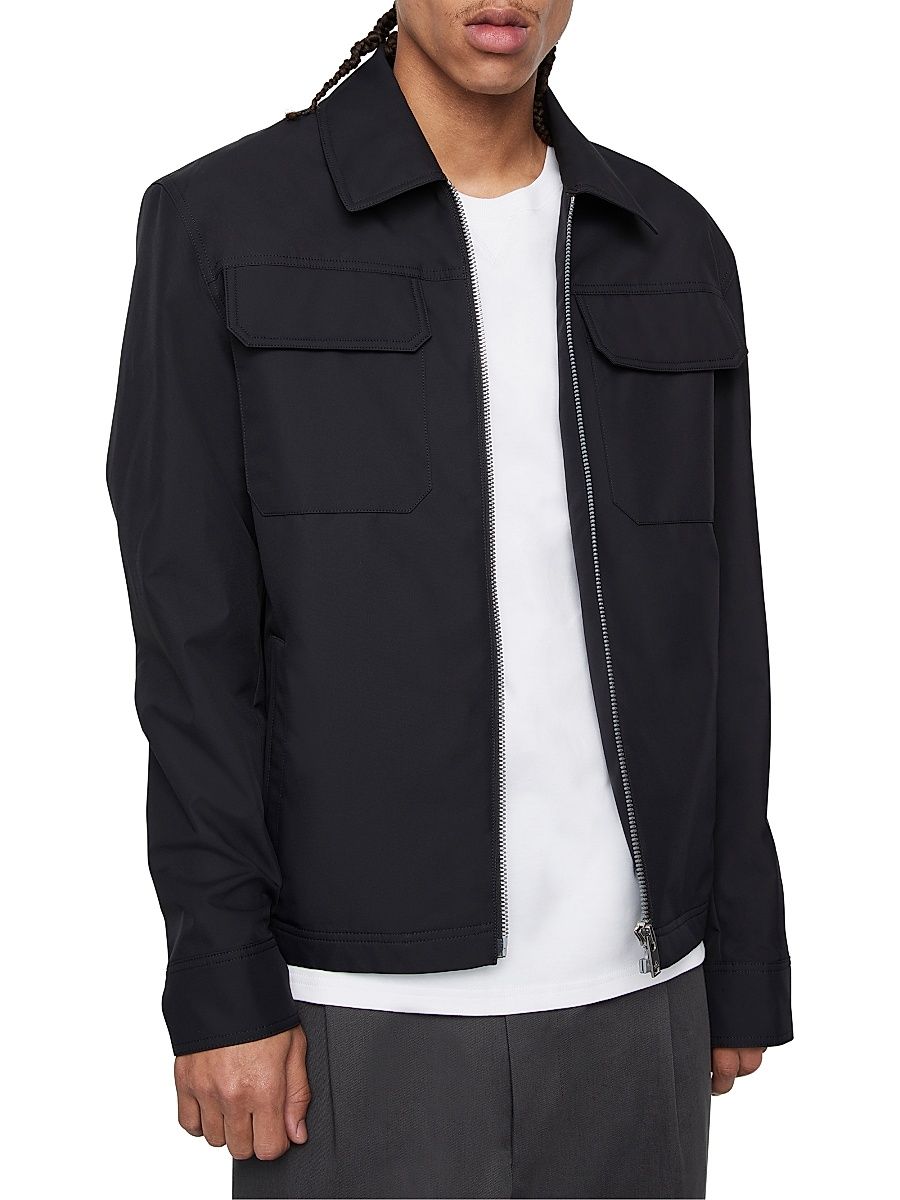 Men's Jacques Zip Jacket - Black - Size XXL