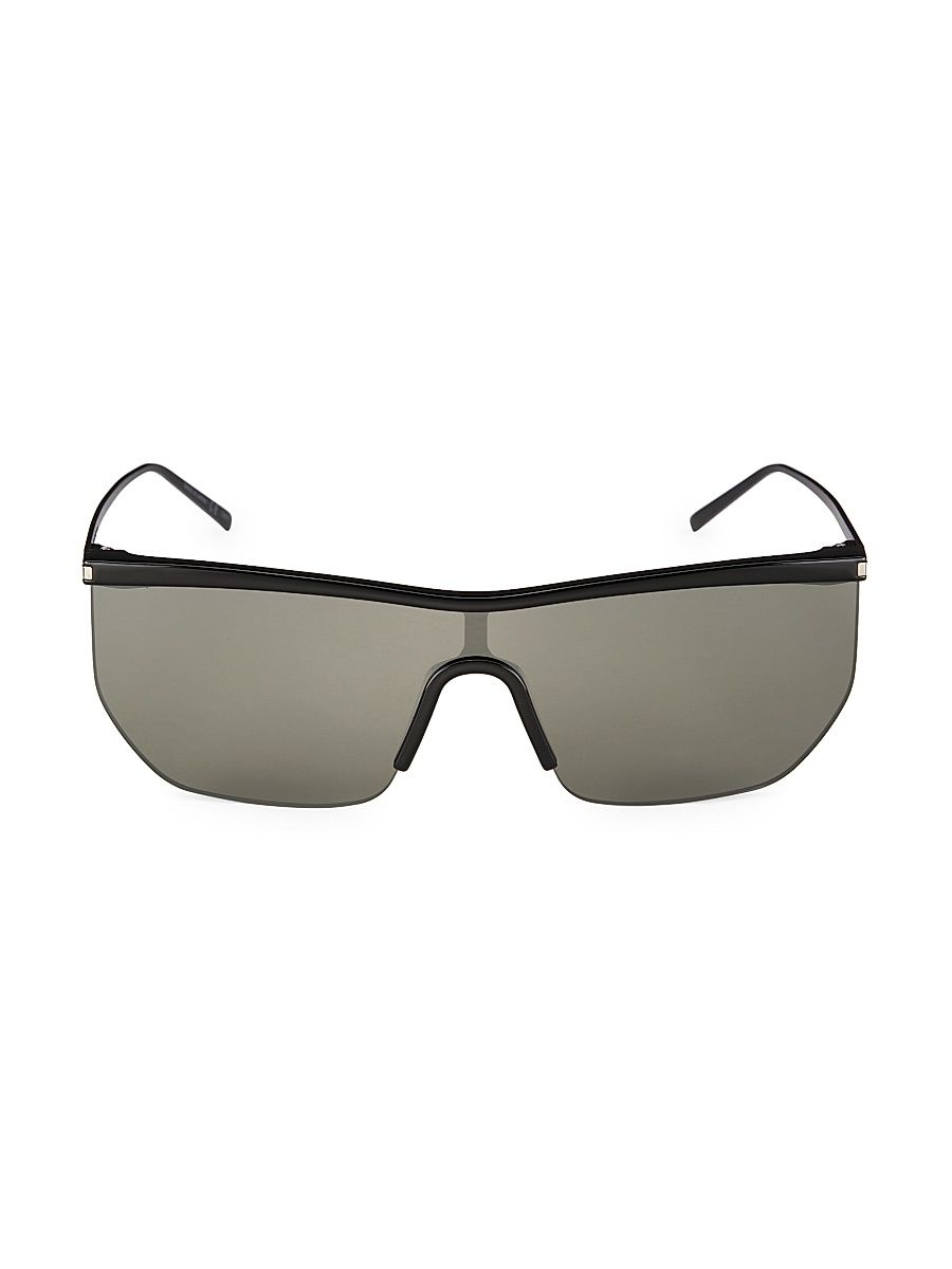 Women's The Mask 99MM Mask Sunglasses - Black