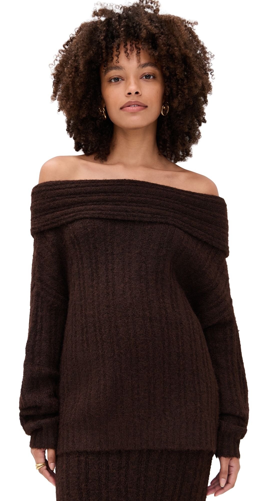 Line & Dot Ophelie Sweater Chocolate S