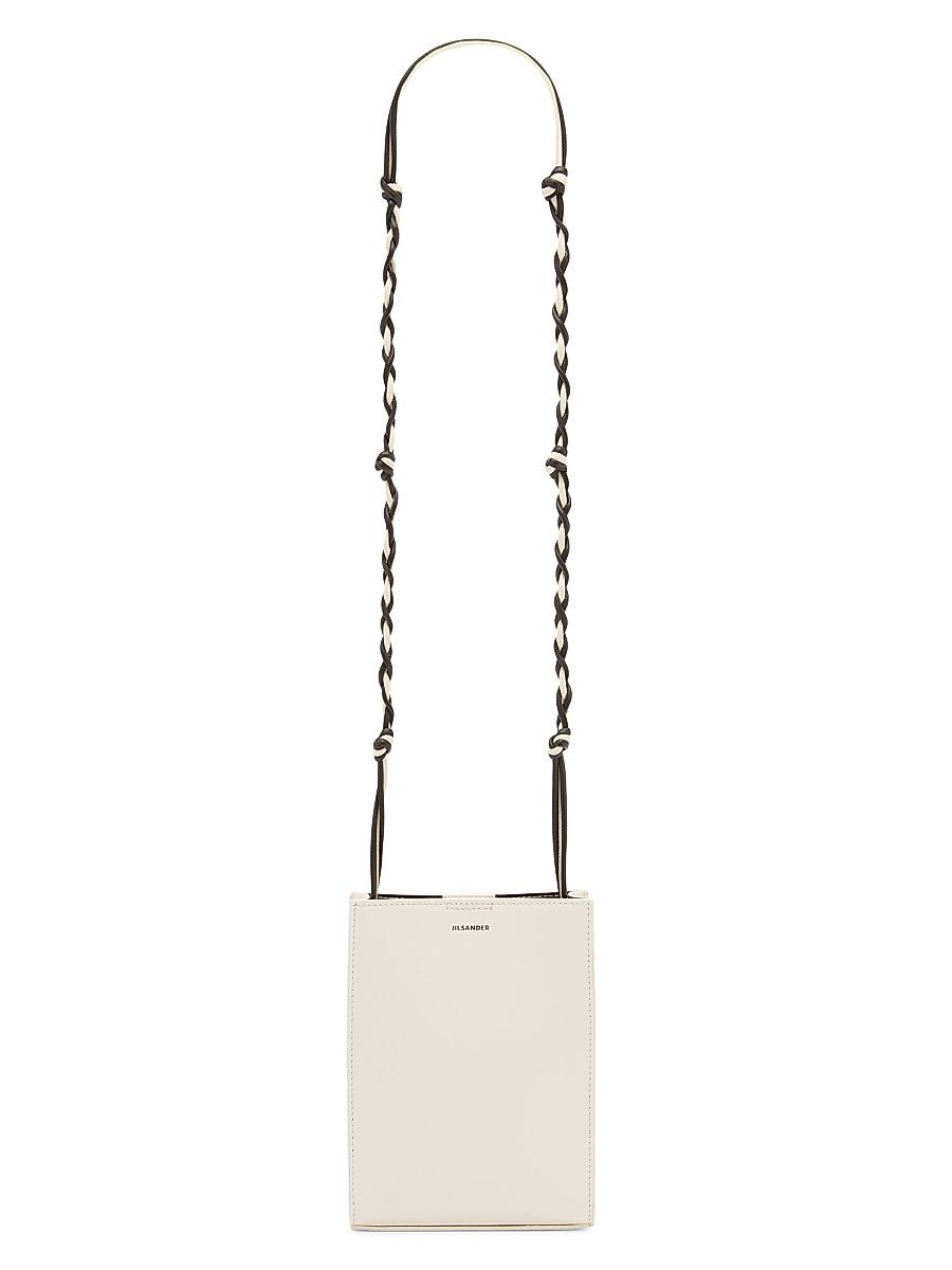 Women's Tangle Small Leather Crossbody Bag - Eggshell