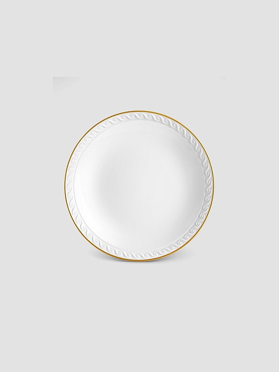 Neptune Porcelain & 24K Gold Bread & Butter Plate - White Gold