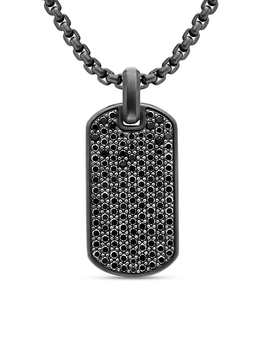 Men's Chevron Tag in Black Titanium - Black Diamond