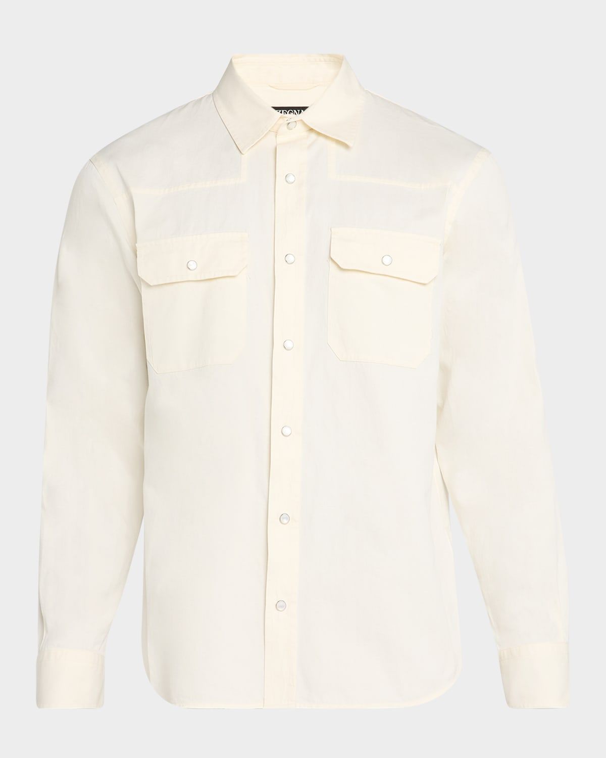 Men & apos;s Cotton and Linen Western Shirt