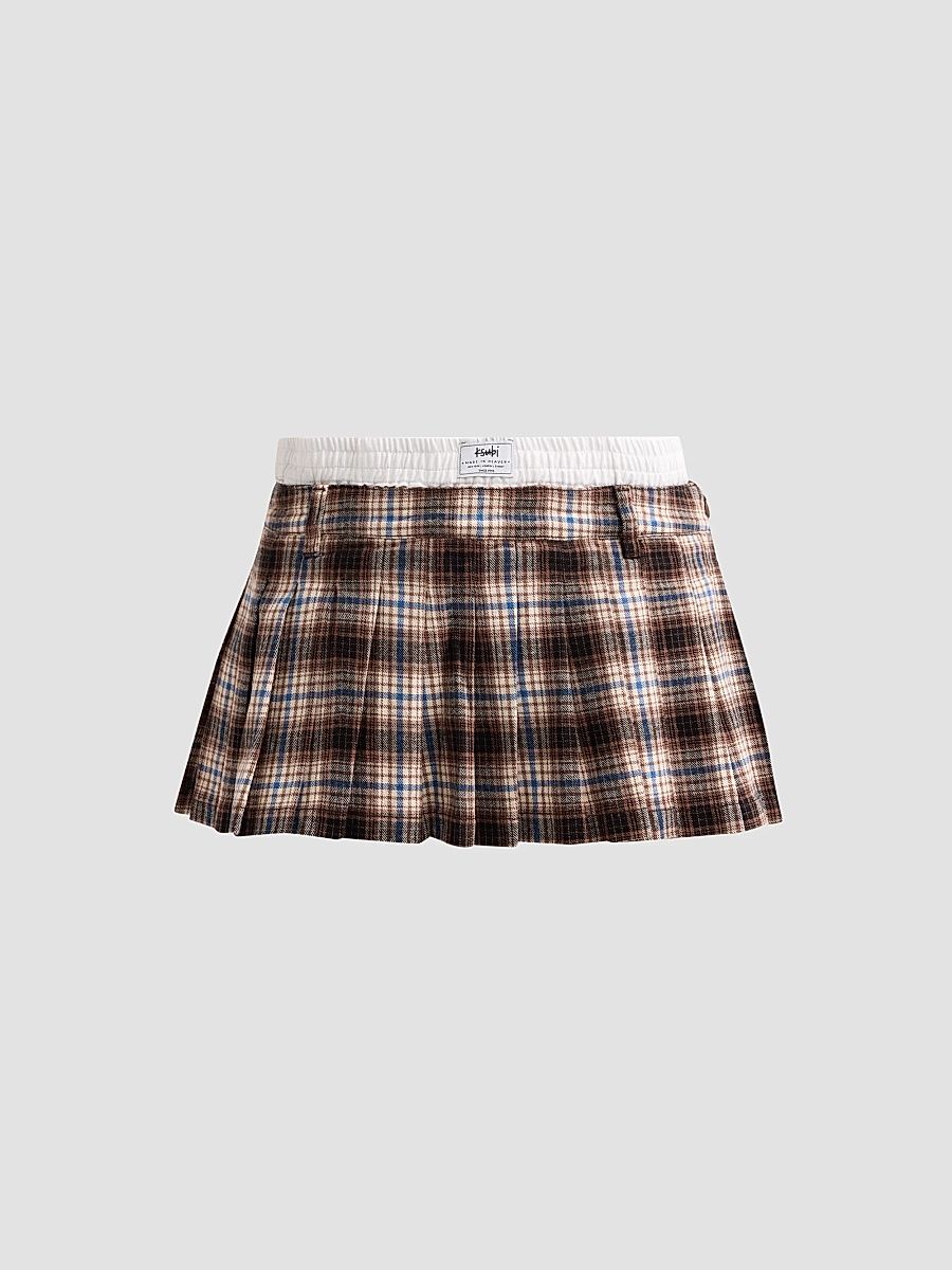 Ksubi Women's Boxer Plaid Skort - Assorted - Size Large
