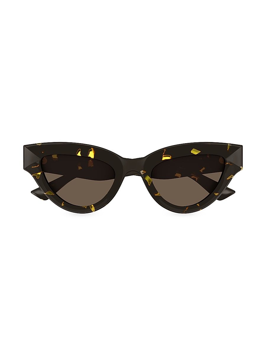 Women's Edgy 22MM Cat-Eye Sunglasses - Havana