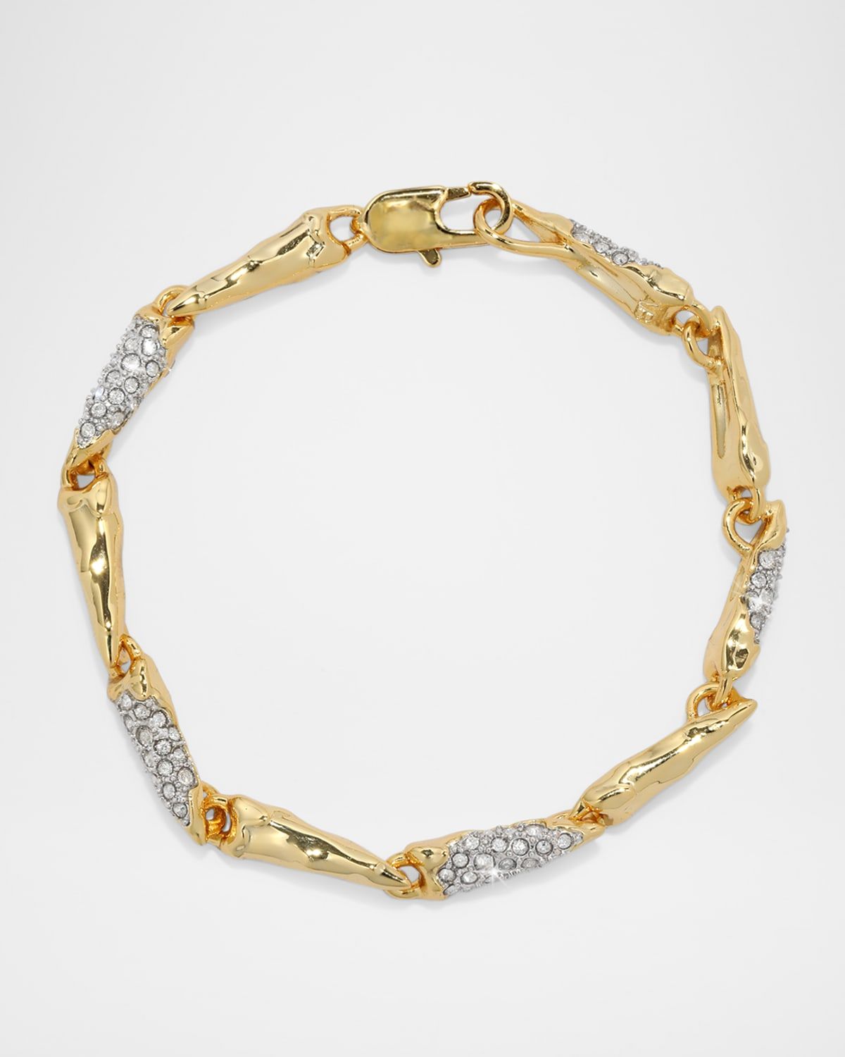 Solanales Crystal Linked Spear Bracelet