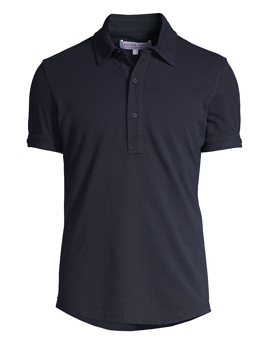 Men's Sebastian Tailored Polo - Navy - Size XXL