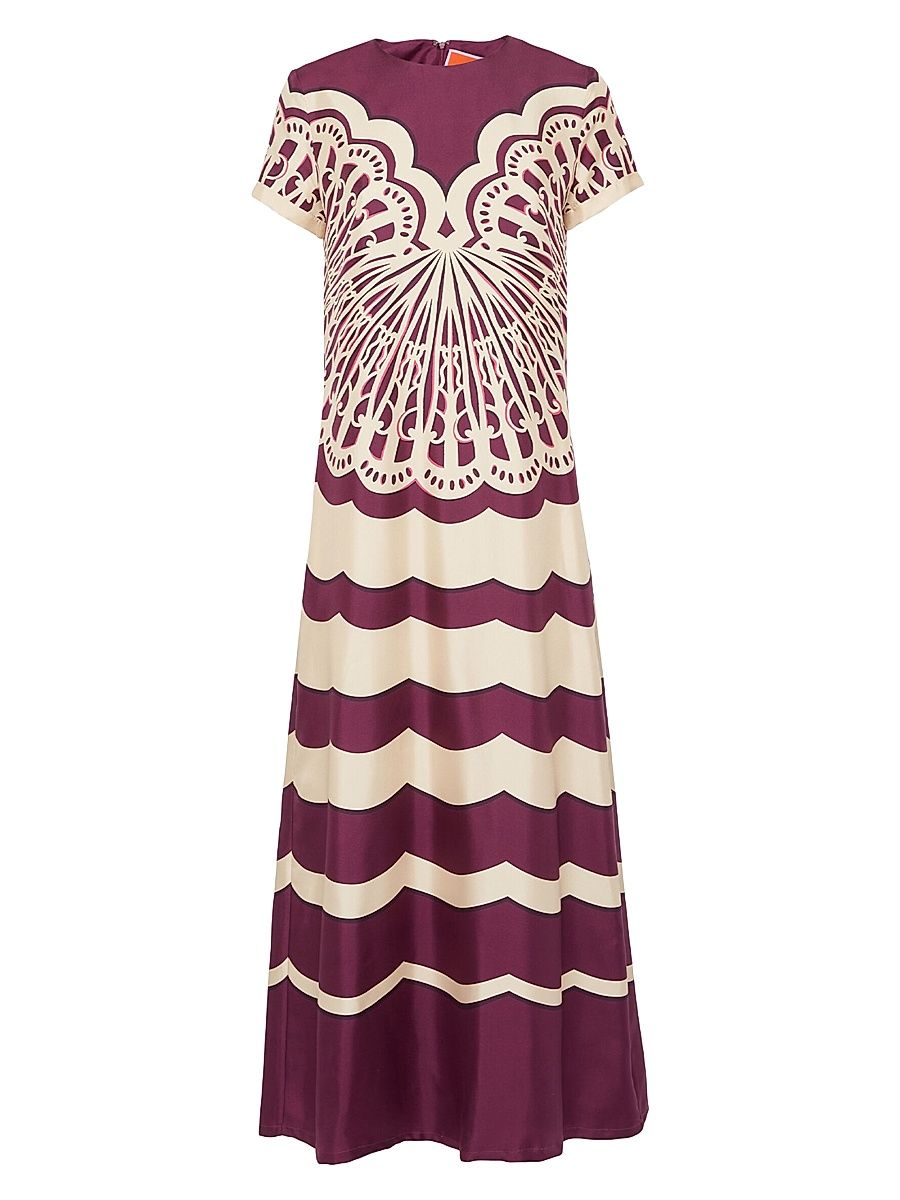 Women's Swing Dress - Fans Placee Purple - Size XL