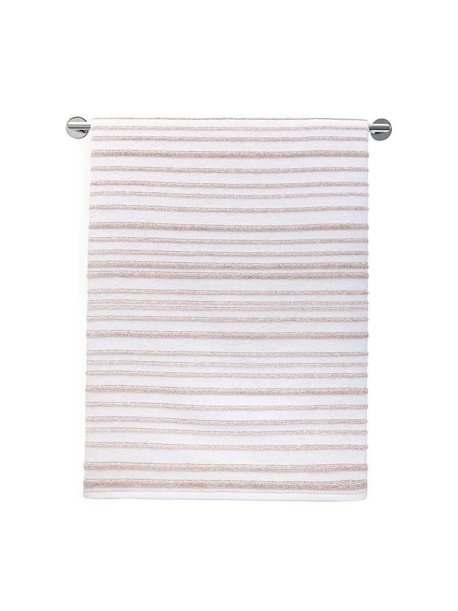 Hudson Stripe Bath Towel - Linen