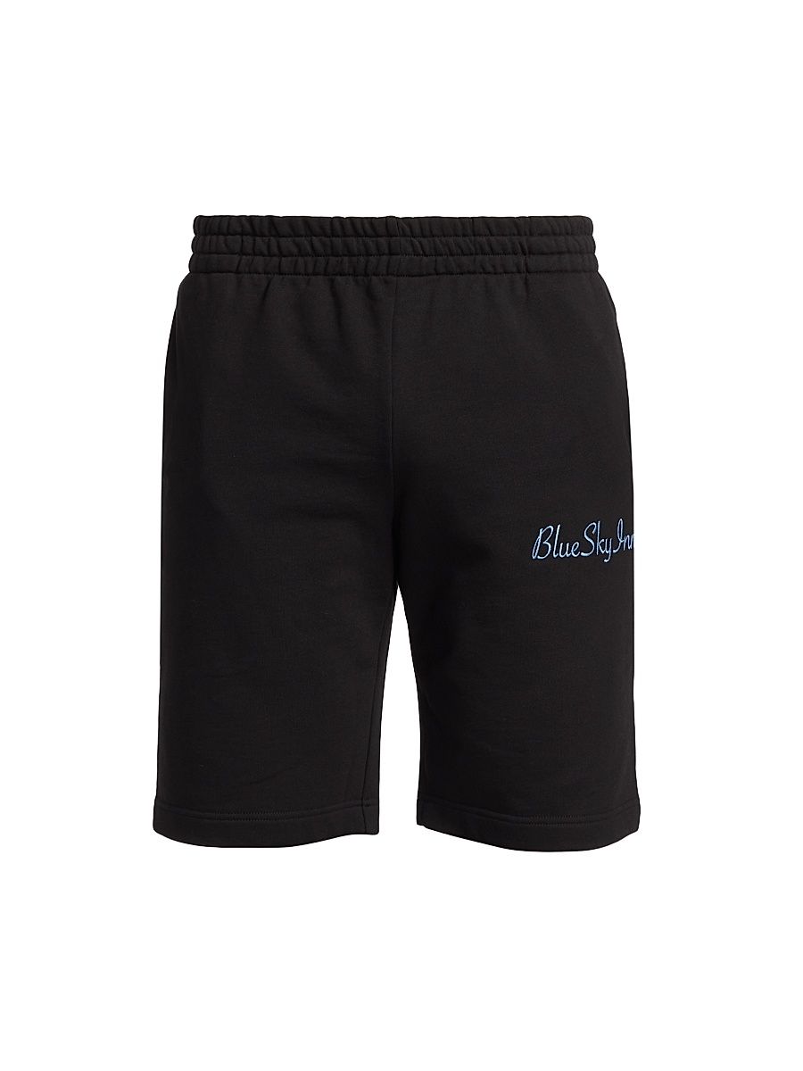 Men's Logo Sweat Shorts - Black - Size XS