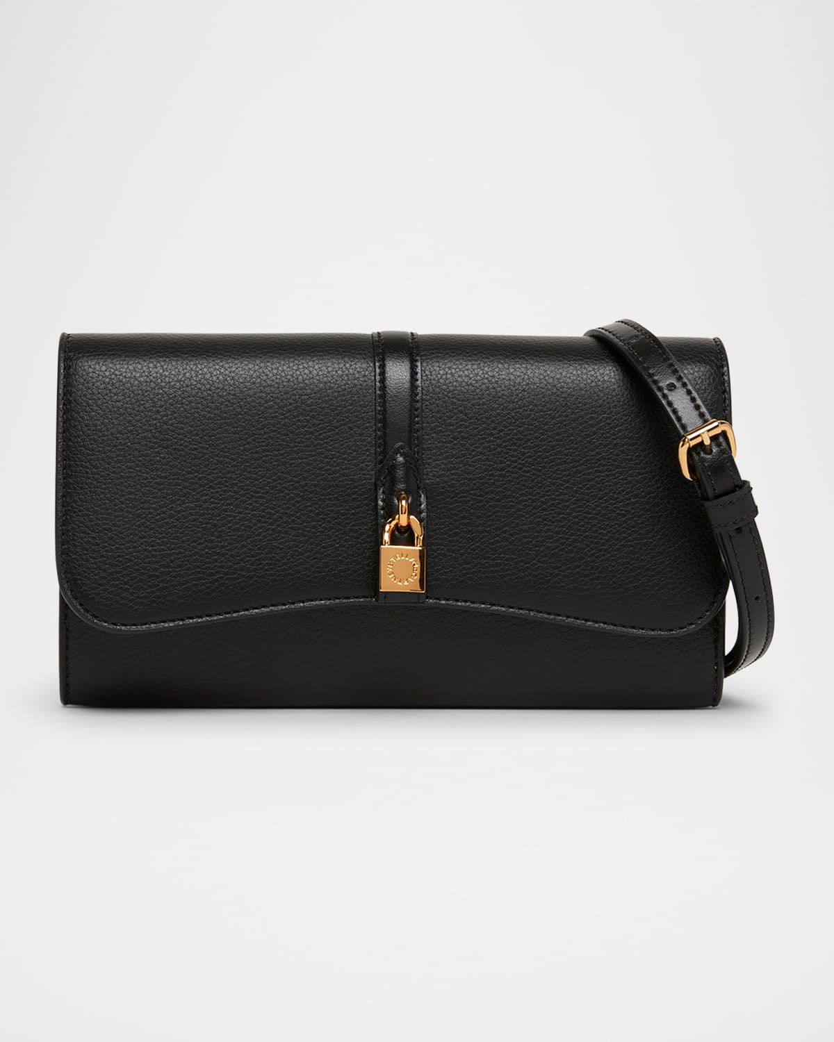 Stella Ryder Embossed Grainy Eco Vegan Leather Wallet with Strap