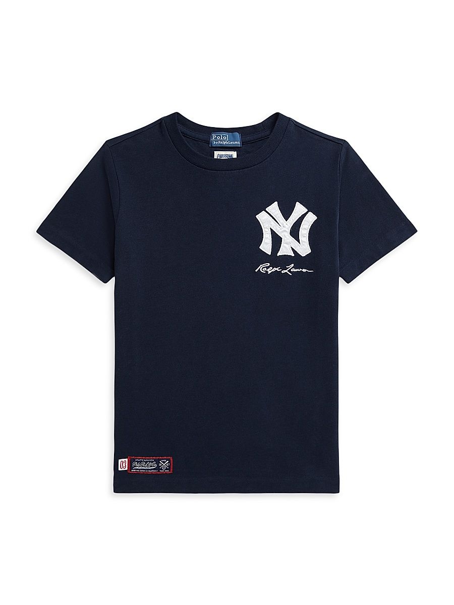 Little Boy's & Boy's MLB Yankees Logo T-Shirt - Aviator Navy - Size 6