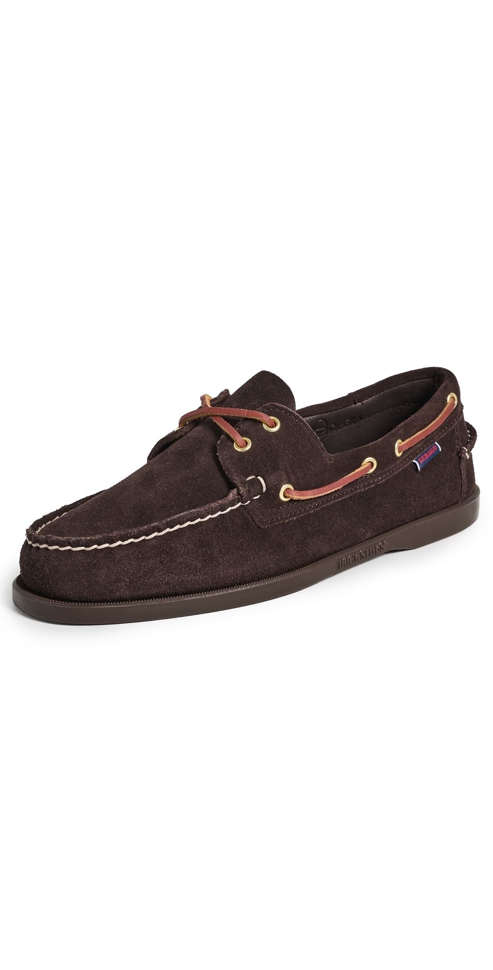 Sebago Portland Artisan Boat Shoes Dk Brown 8