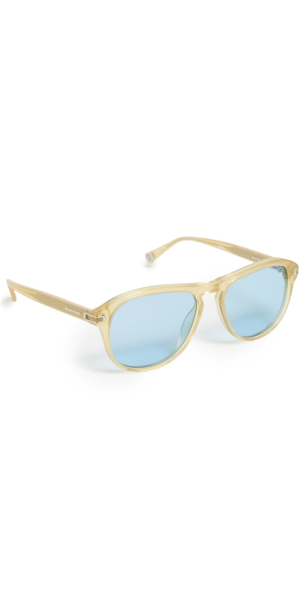 Orlebar Brown The Danny Sunglasses Honey/Sky One Size