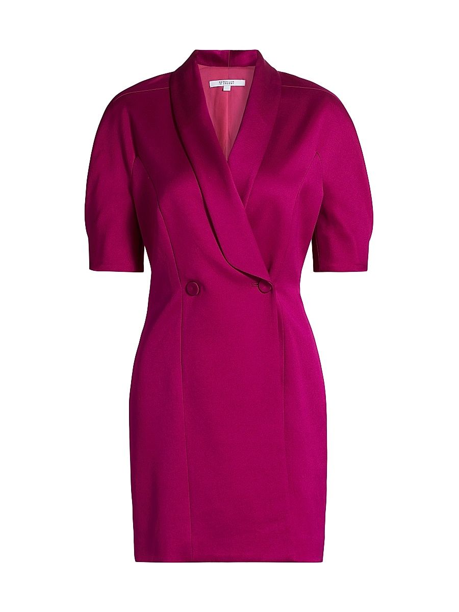 Women's Desiree Elbow-Sleeve Jacket Dress - Cerise - Size 10