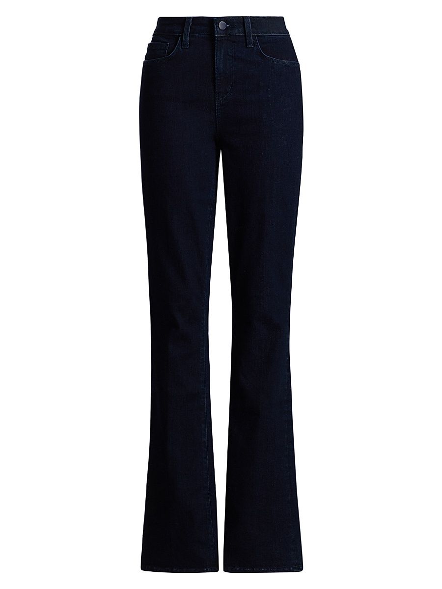 Women's Selma Stretch Denim High-Rise Baby Bootcut Pants - Black Ink - Size 29