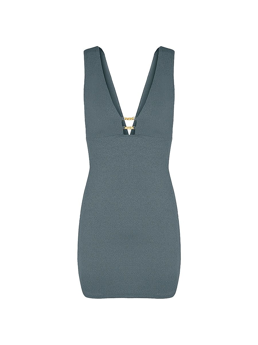 Women's Firenze Elisa Body-Con Minidress - Blue - Size Medium