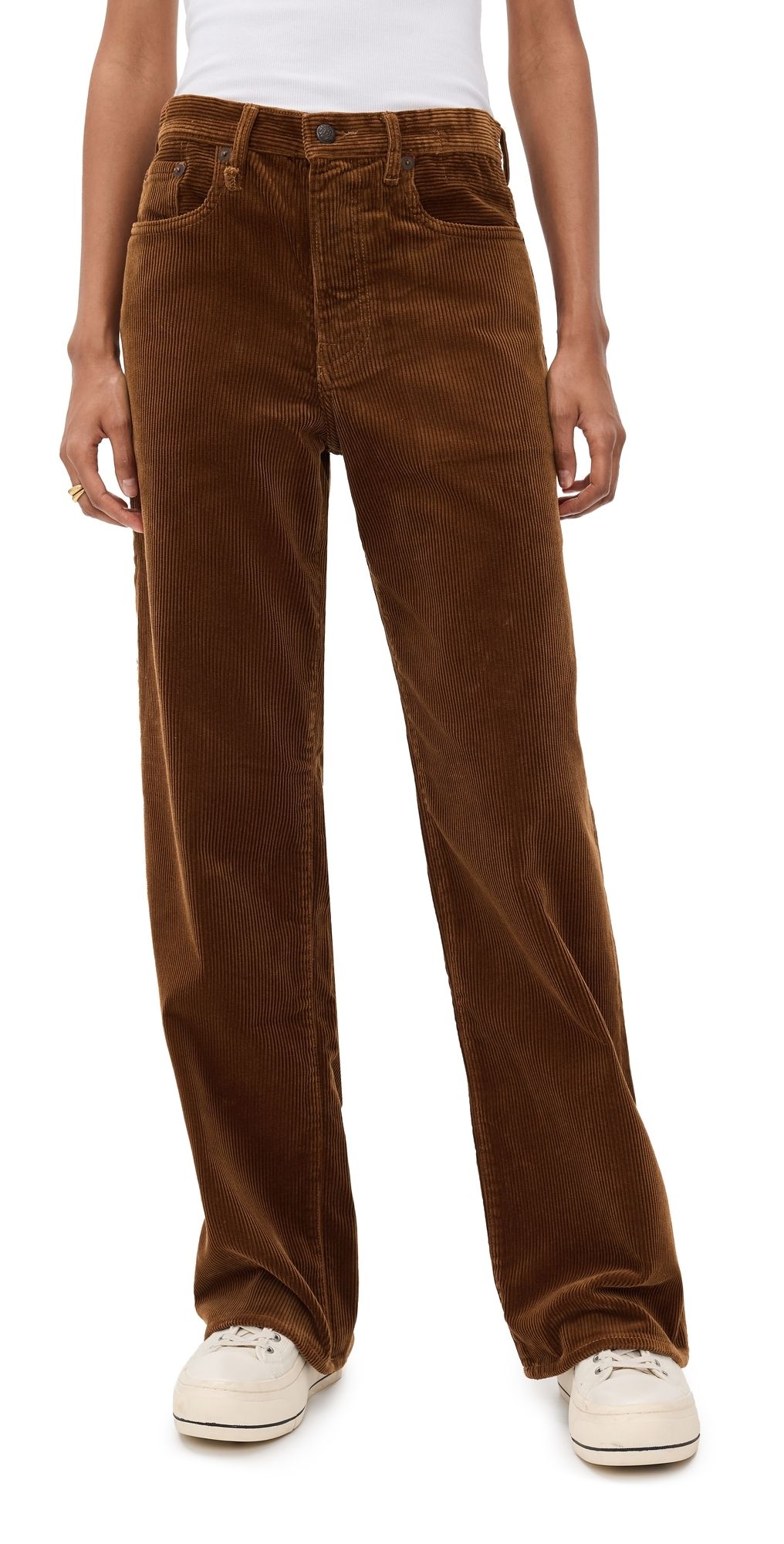 R13 D'Arcy Loose Jeans Bronze Brown Cord 31
