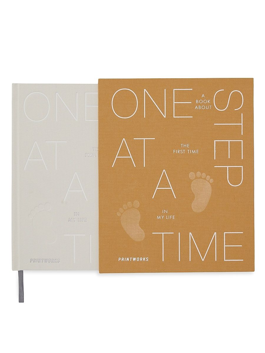 Baby Fill in Book - One Step at a Time - Beige