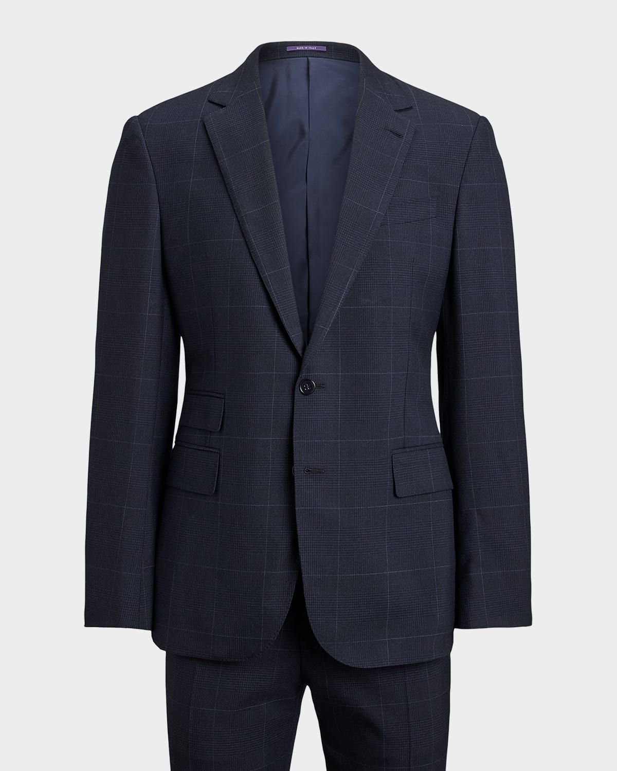 Men & apos;s Kent Hand-Tailored Glen Plaid Suit