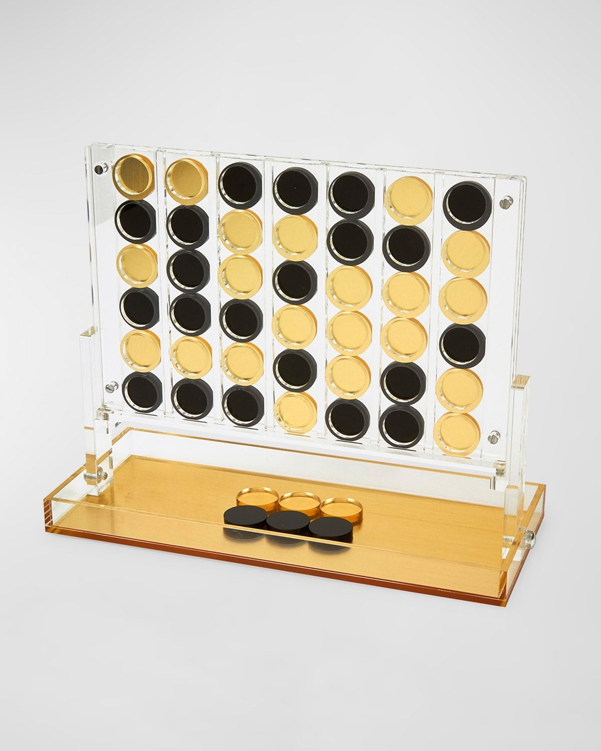 Lucite Four-in-a-Row Set