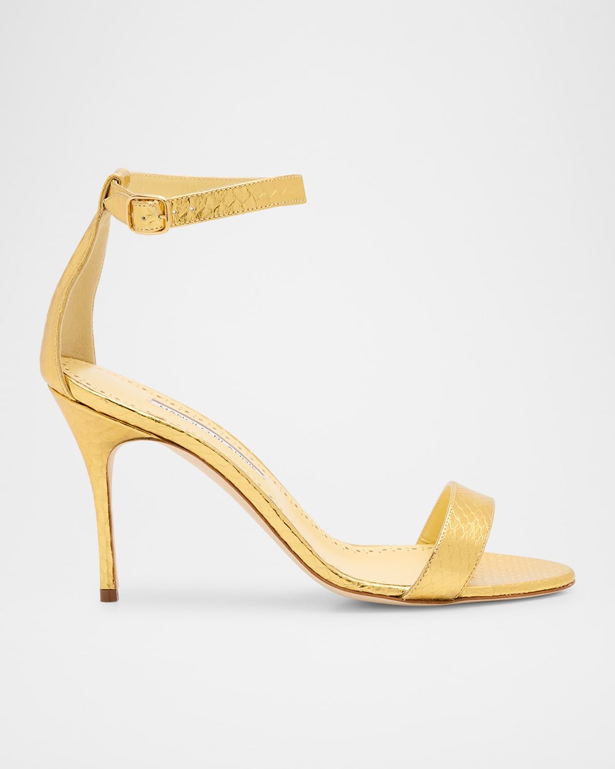 Chaos Metallic Snakeskin Pumps