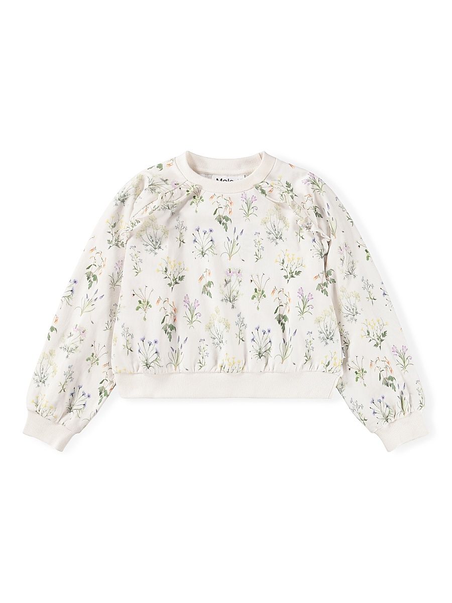 Little Girl's & Girl's Wildflower Sweatshirt - Primavera - Size 12