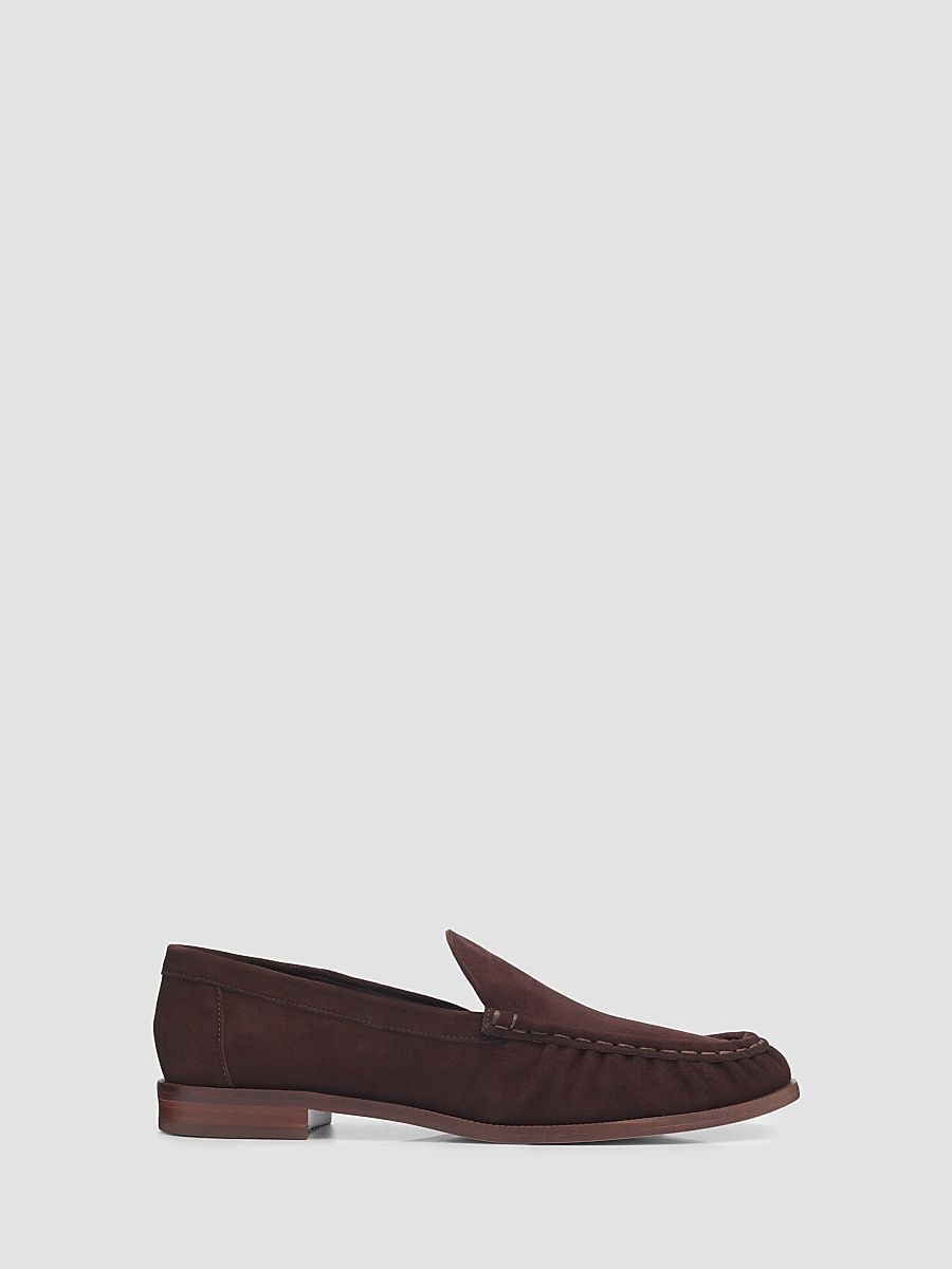 Women's Tyla Moc Toe Suede Loafers - Maplewood - Size 11