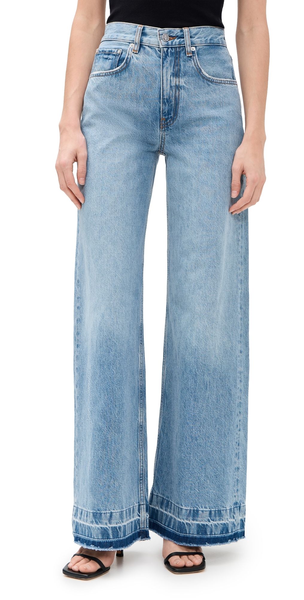 ANINE BING Lewis Jeans Caspian Blue 27