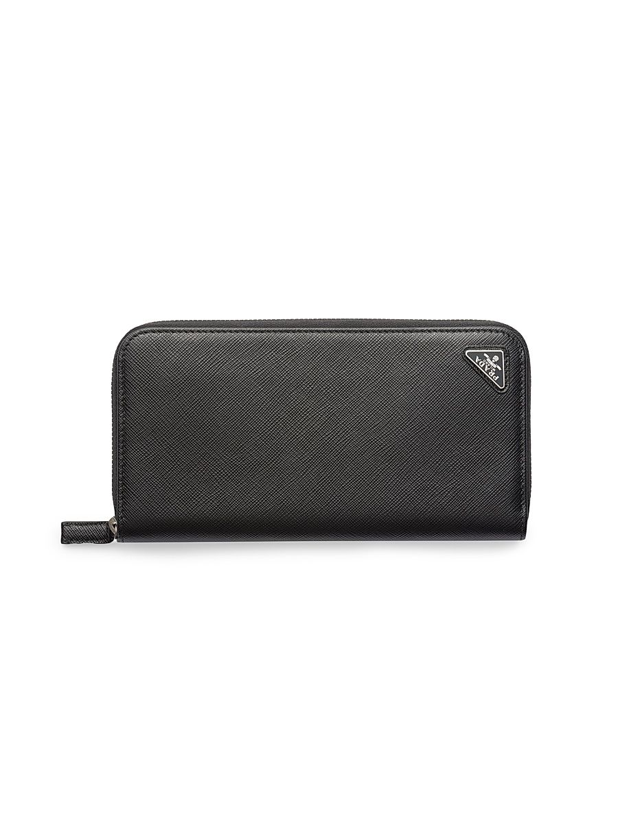 Men's Saffiano Wallet - Black
