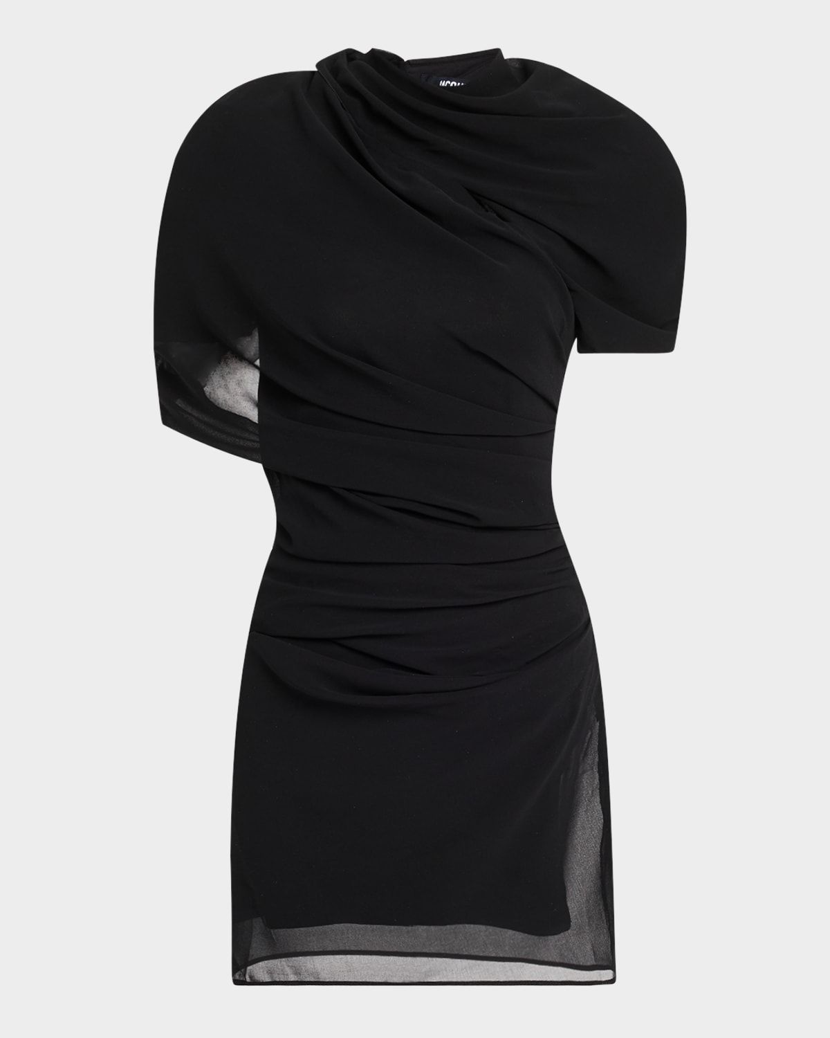 La Castagna Draped Mini Dress