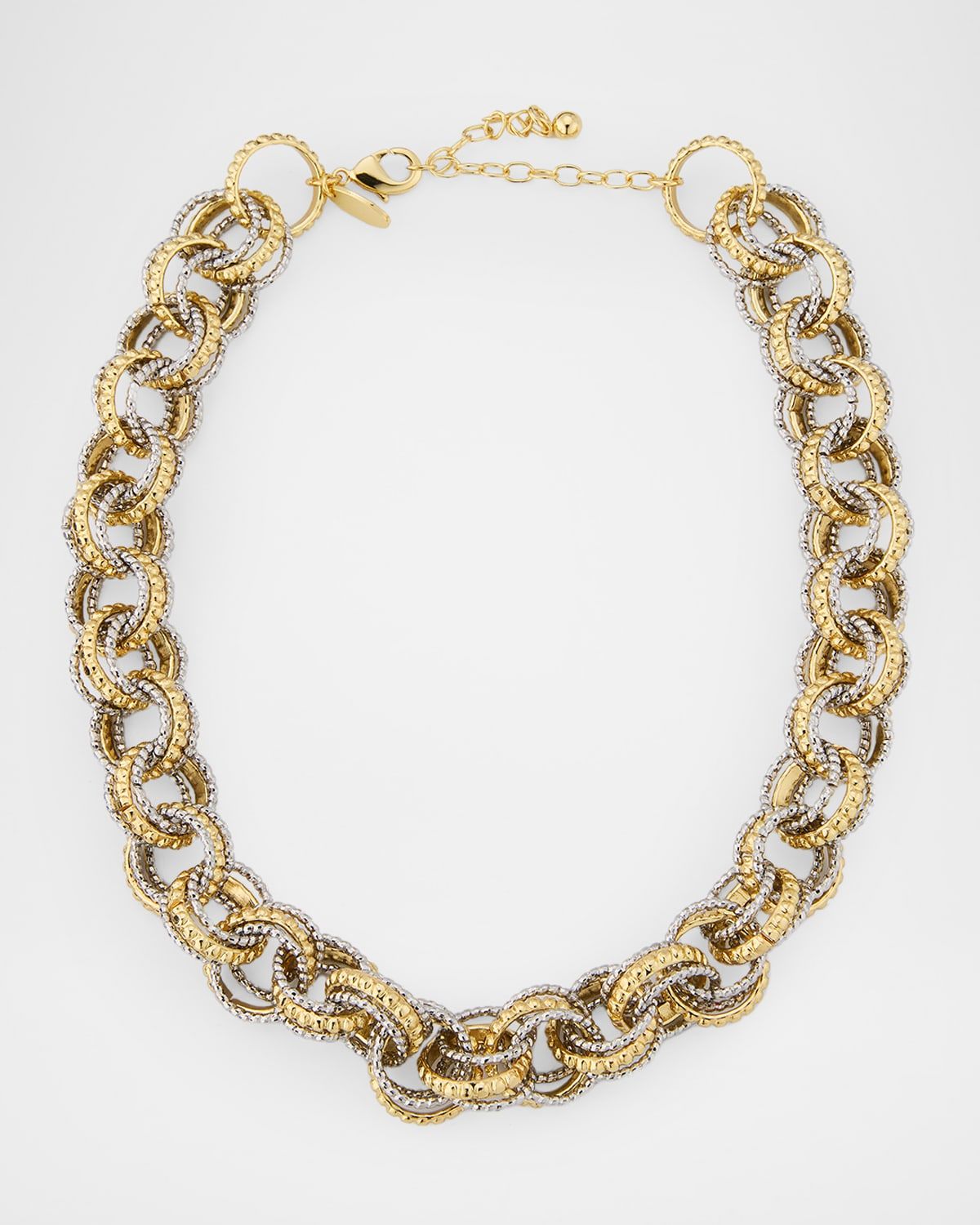 Two Tone Link Necklace