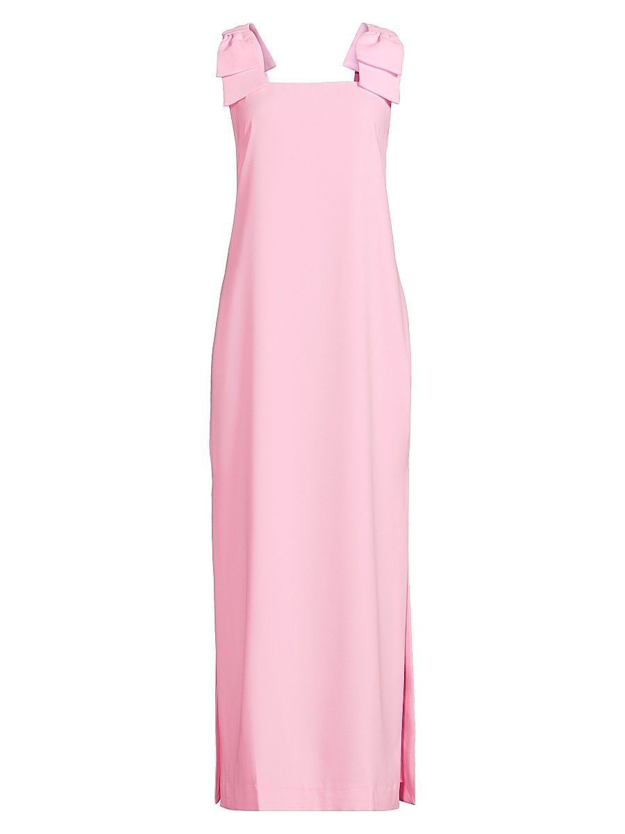 Women's Bernice Bow Maxi Dress - Pink Muse - Size 10