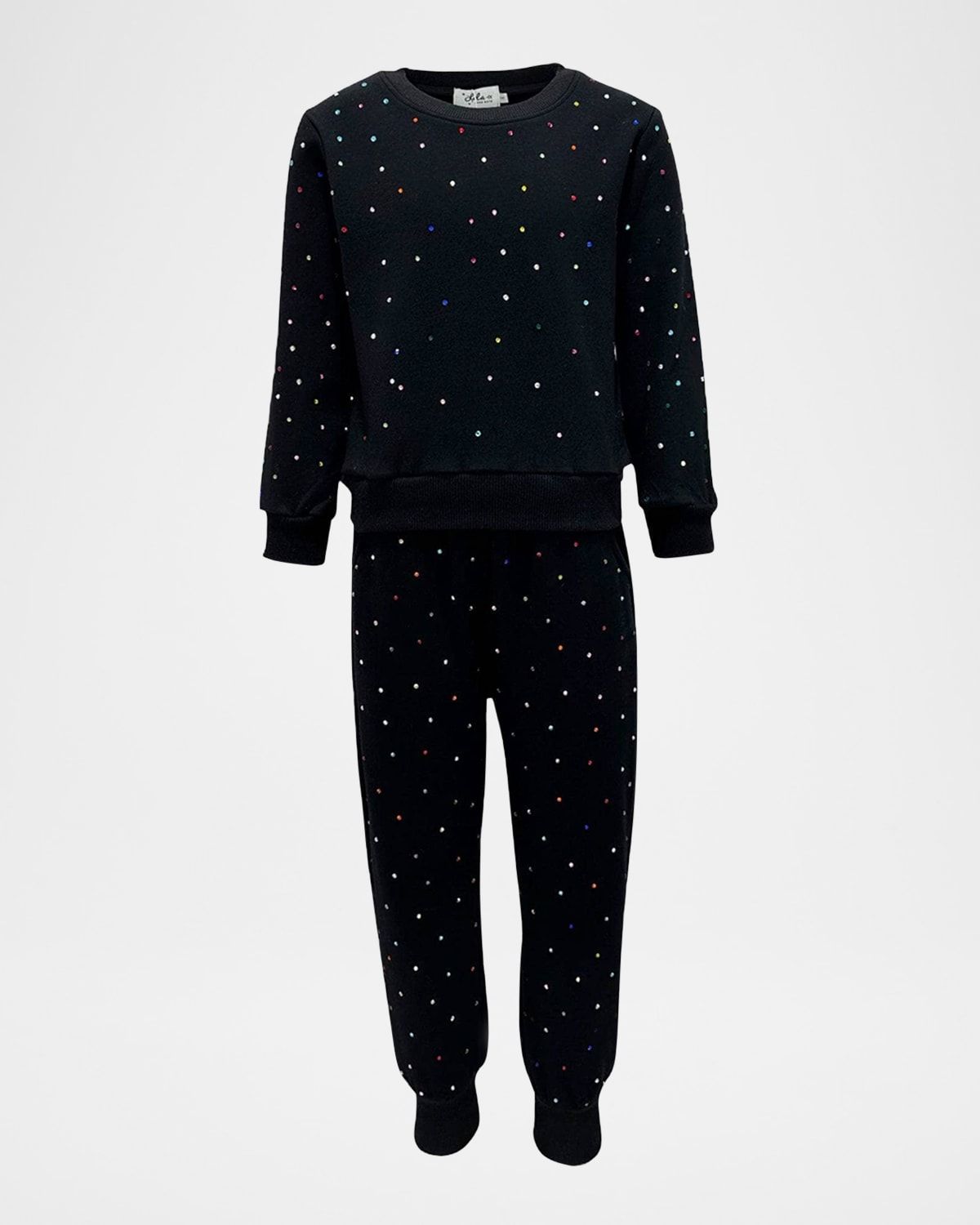 Girl & apos;s Rainbow Sparkle Two-Piece Set, Size 2-14