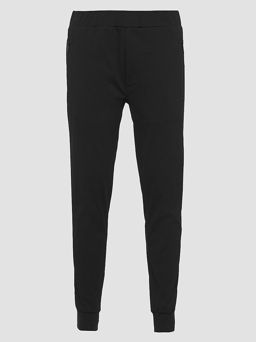 Men's Technical Cotton and Re-Nylon Pants - Black - Size XXXL