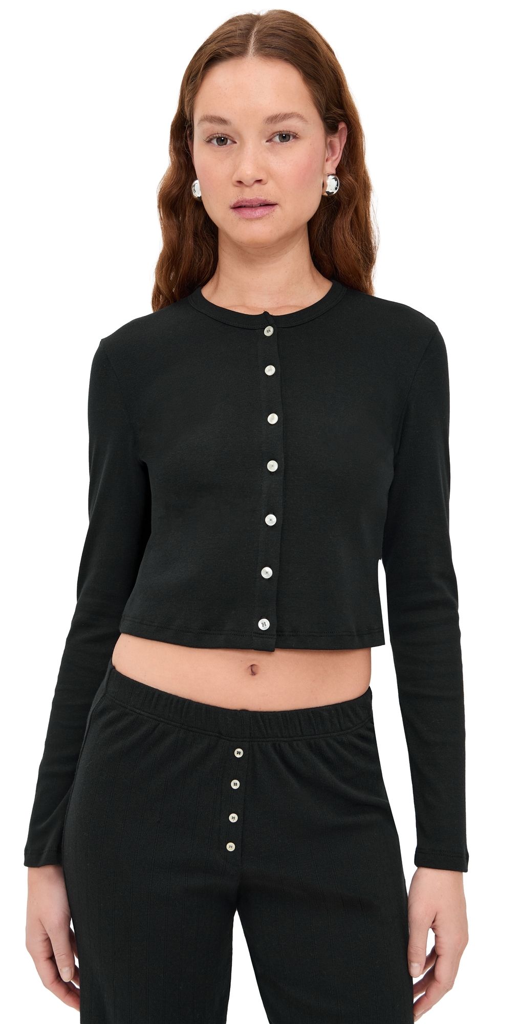 Leset Nando Cardigan Black M