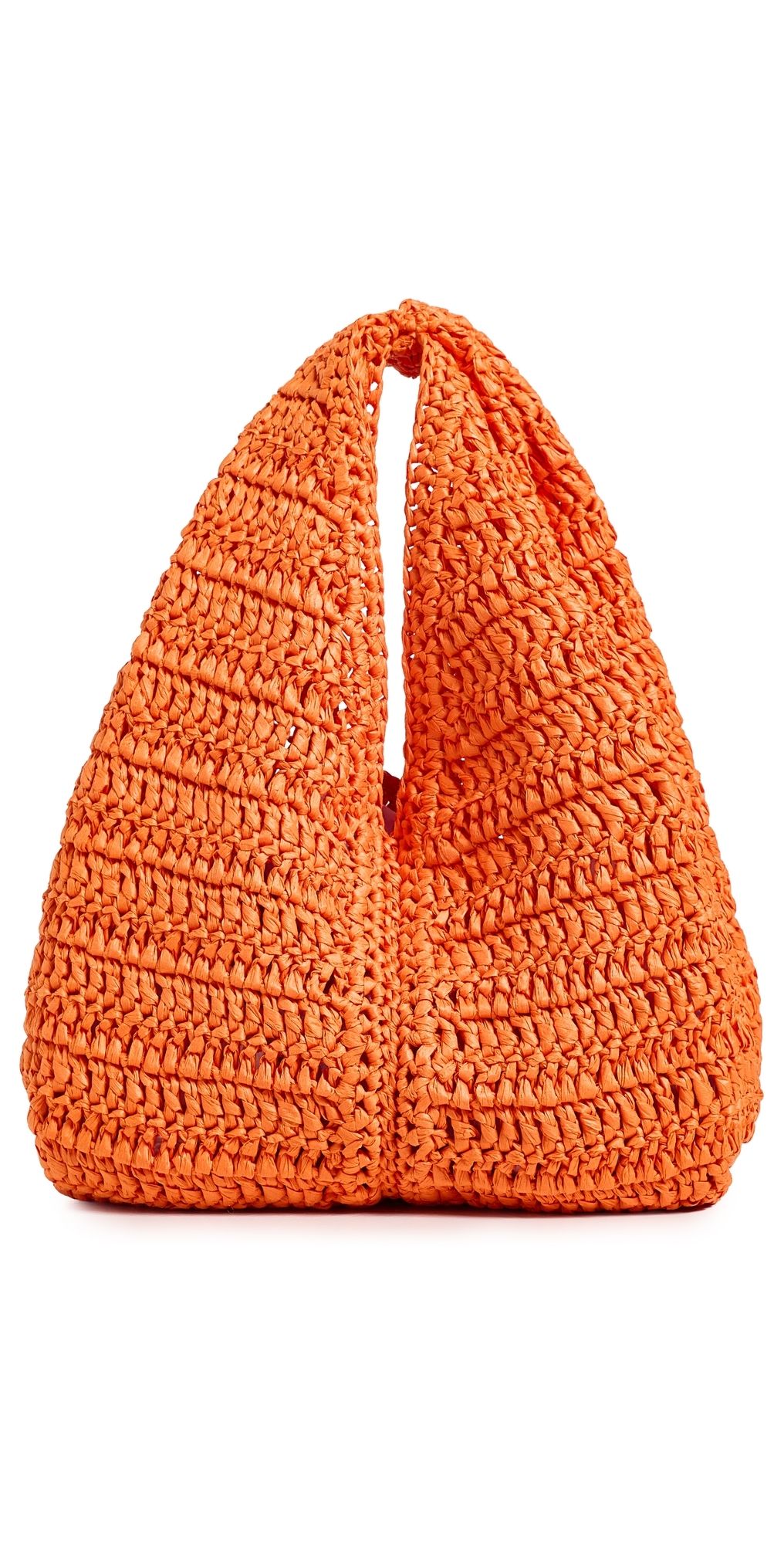A. L.C. Simone Raffia Bag Persimmon One Size