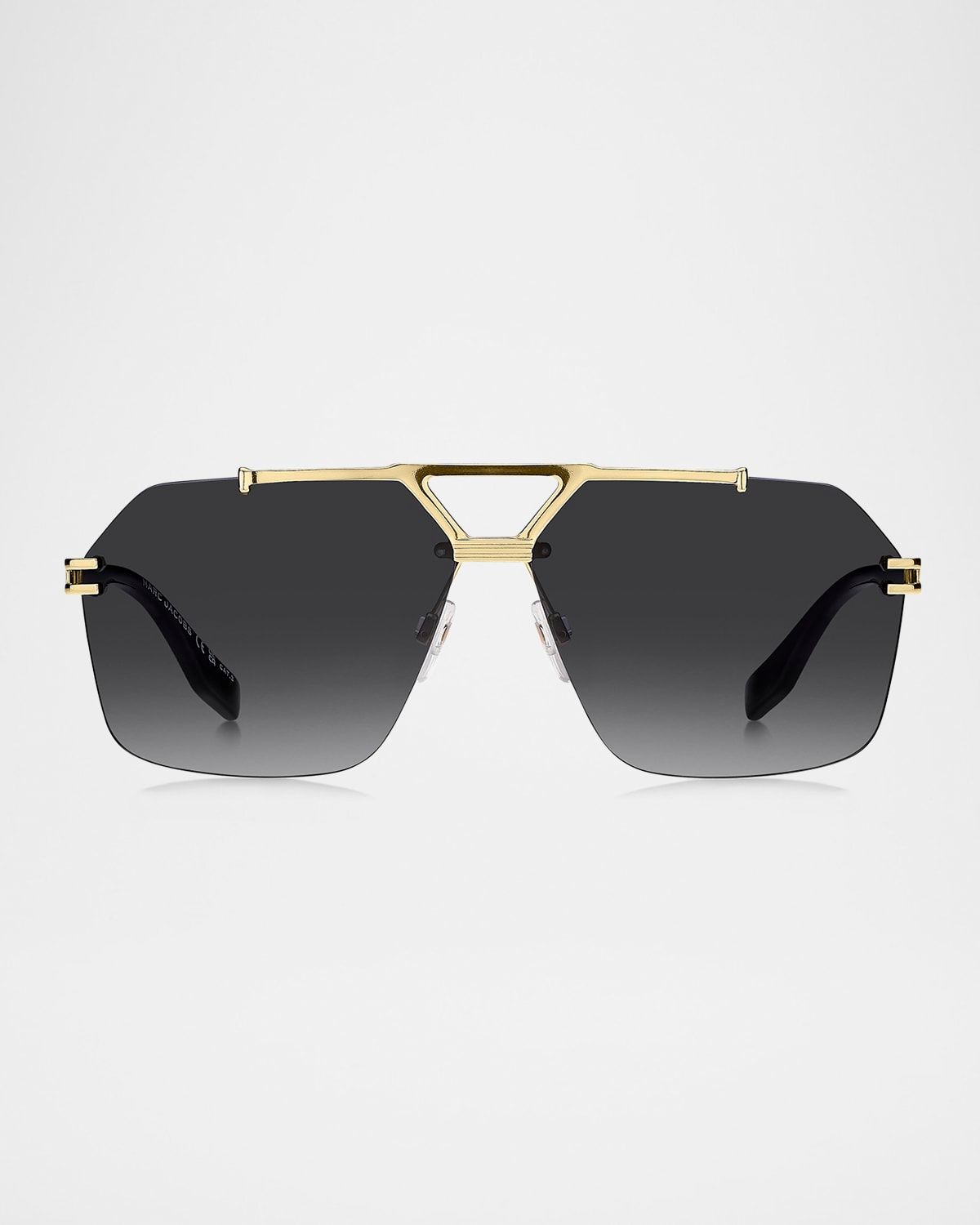 Marc 837S Titanium Rectangular Sunglasses